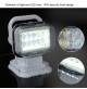 Marine LED light - long beam - Black casing - 50 Watts - 12-24 volts - WK-B50HL - AZLED